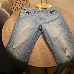 EUC J crew straight leg denim size 31